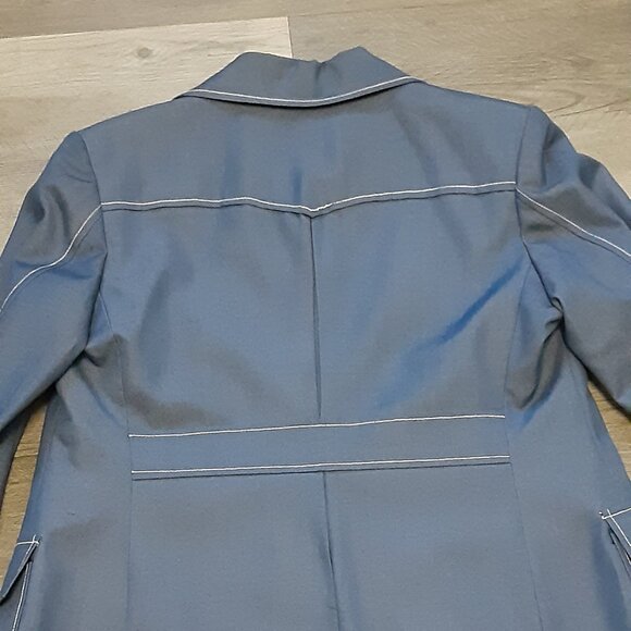 SOLD Vintage 70s/80s Denim Leisure Suit - Picture 9 of 11